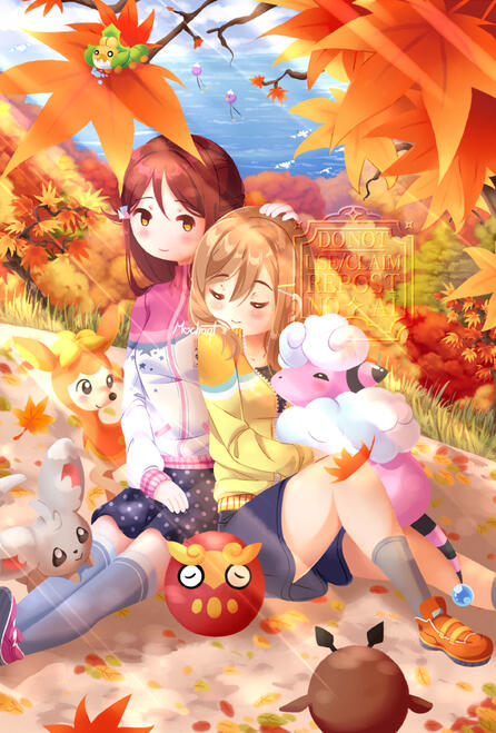 Love Live x Pokemon Zine - Autumn Reprieve