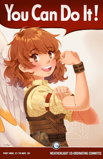 Tiana the Riveter Poster