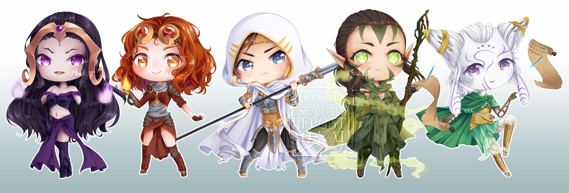 Magic: The Gathering - Playmat Chibis Magic: The Gathering - Playmat Chibis